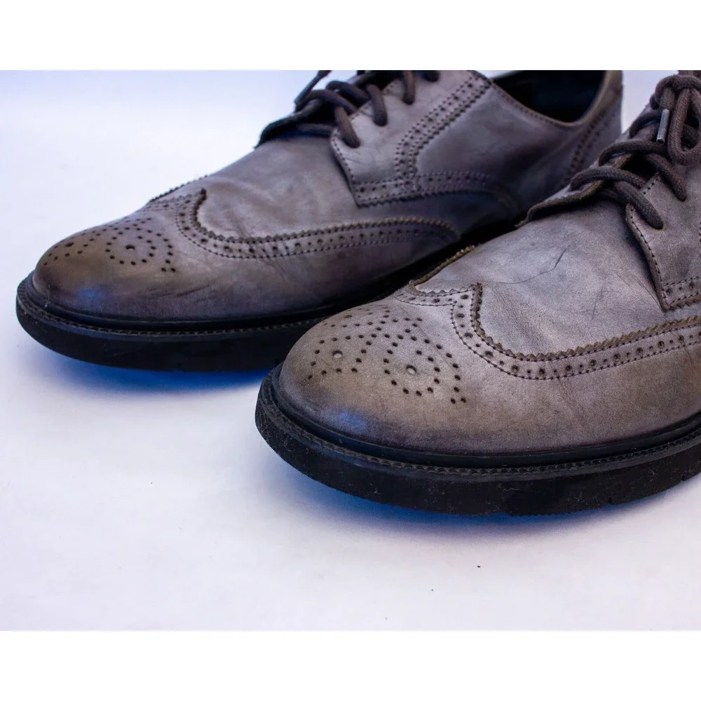 465$‎ HOGAN Chunky Sole Distressed Brogues Sz 10